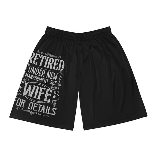 Basketball Shorts Retired Ask My Wife