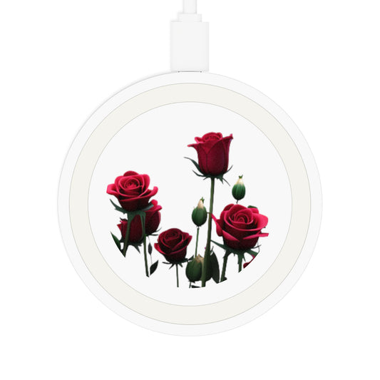 Beautiful Roses Quake Wireless Charging Pad