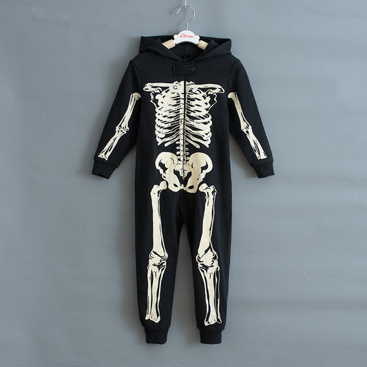 Halloween children's clothing Skeleton One Piece