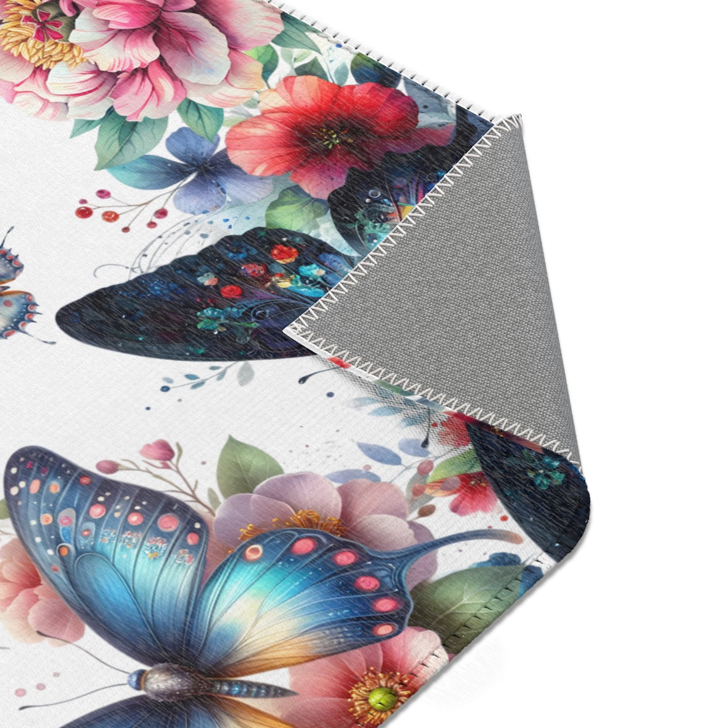 Beautiful Butterflies Area Rug - Design 2