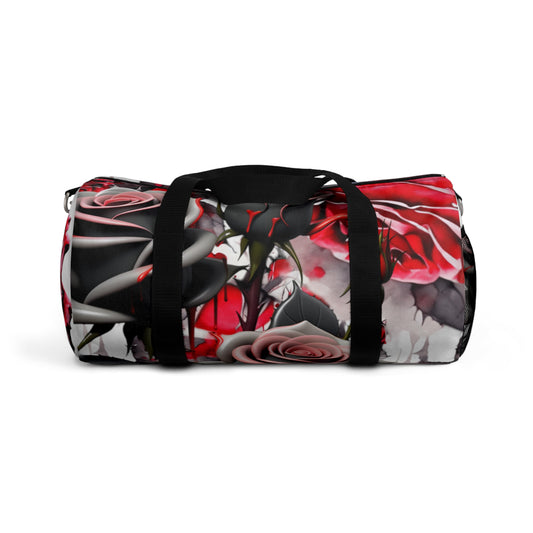 Duffel Bag Beautiful Bleeding Heart Rose Design