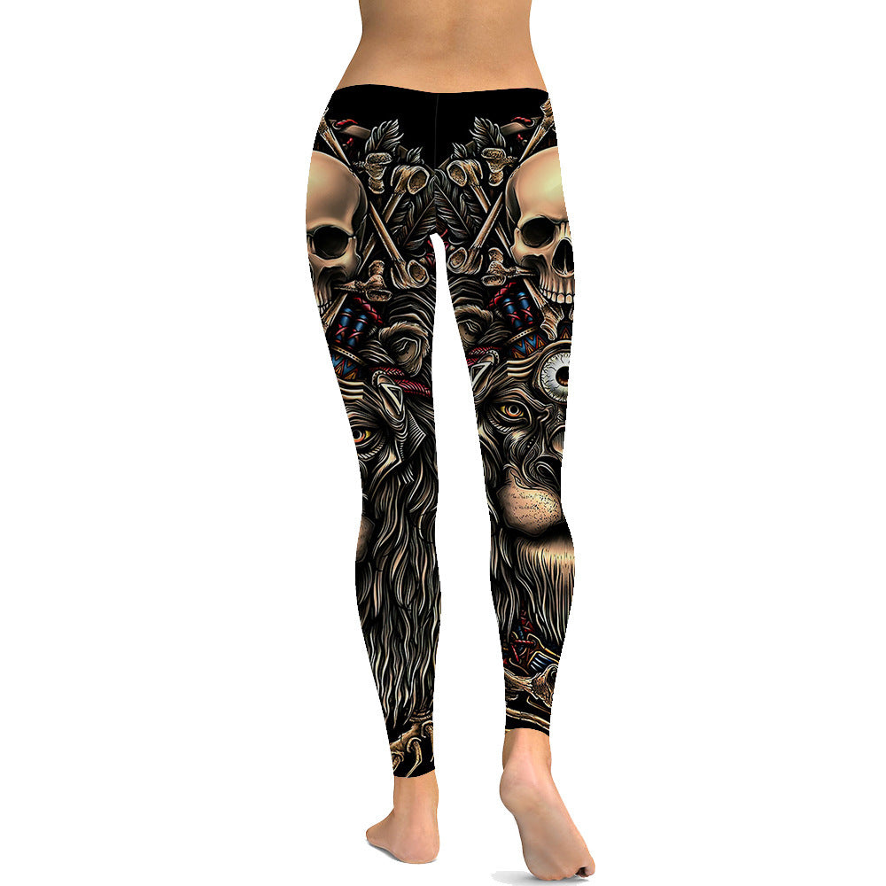 Halloween sexy leggings Skulls