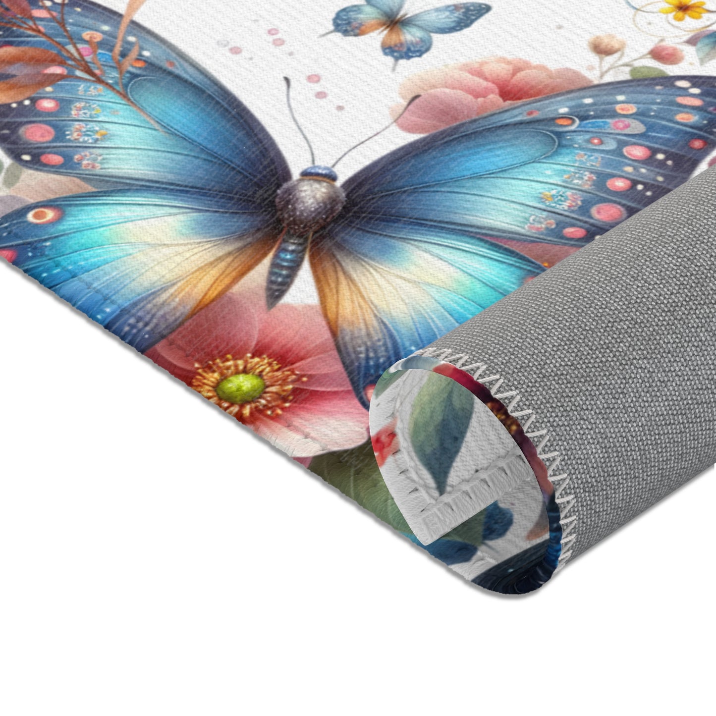 Beautiful Butterflies Area Rug - Design 2