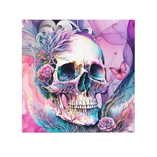 Face Towels Beautiful Skull Watercolor