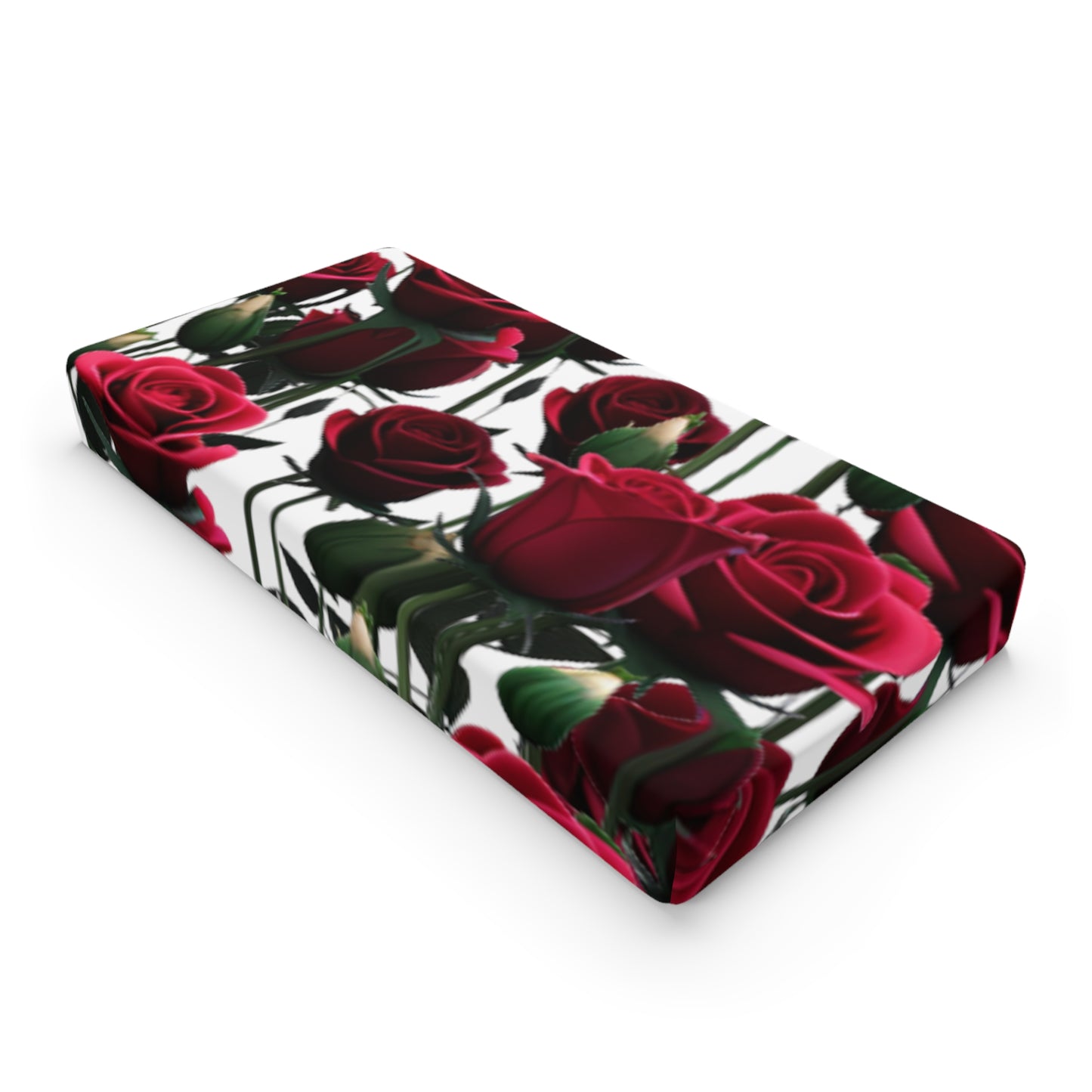 3d Baby Changing Pad Cover Red Roses