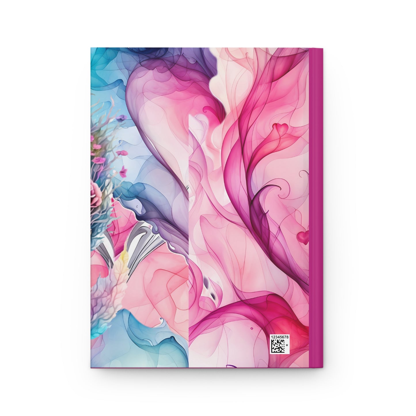 Hardcover Journal Matte - Beautiful Skull Watercolor Design