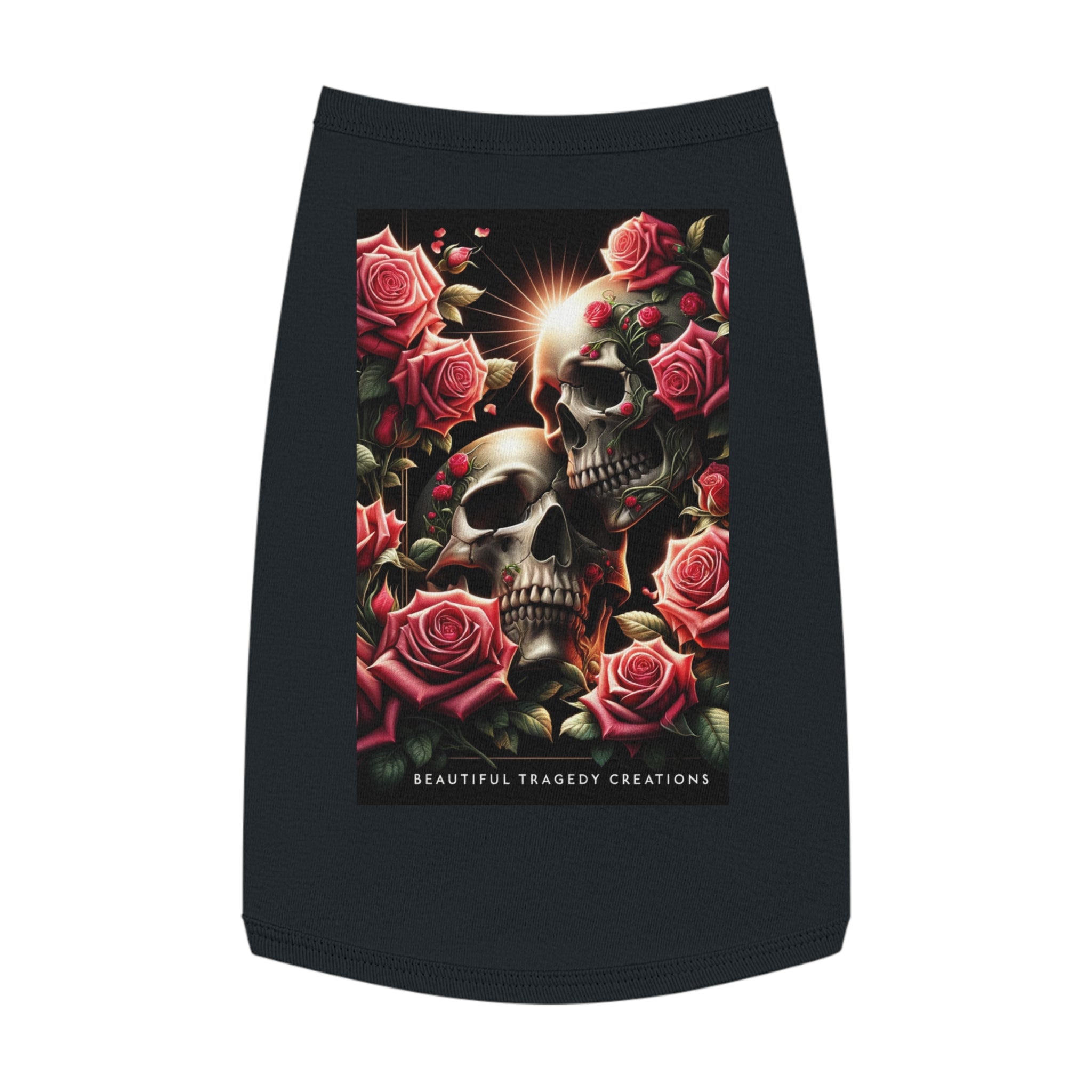 Skulls and Roses Collection Pet Tank Design One