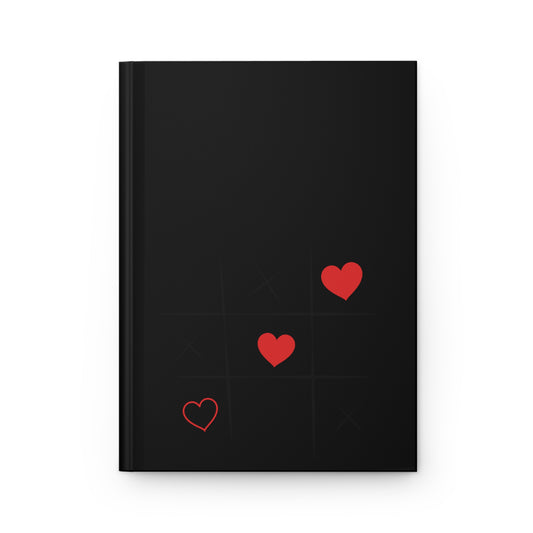 Hardcover Journal Matte Small Hearts