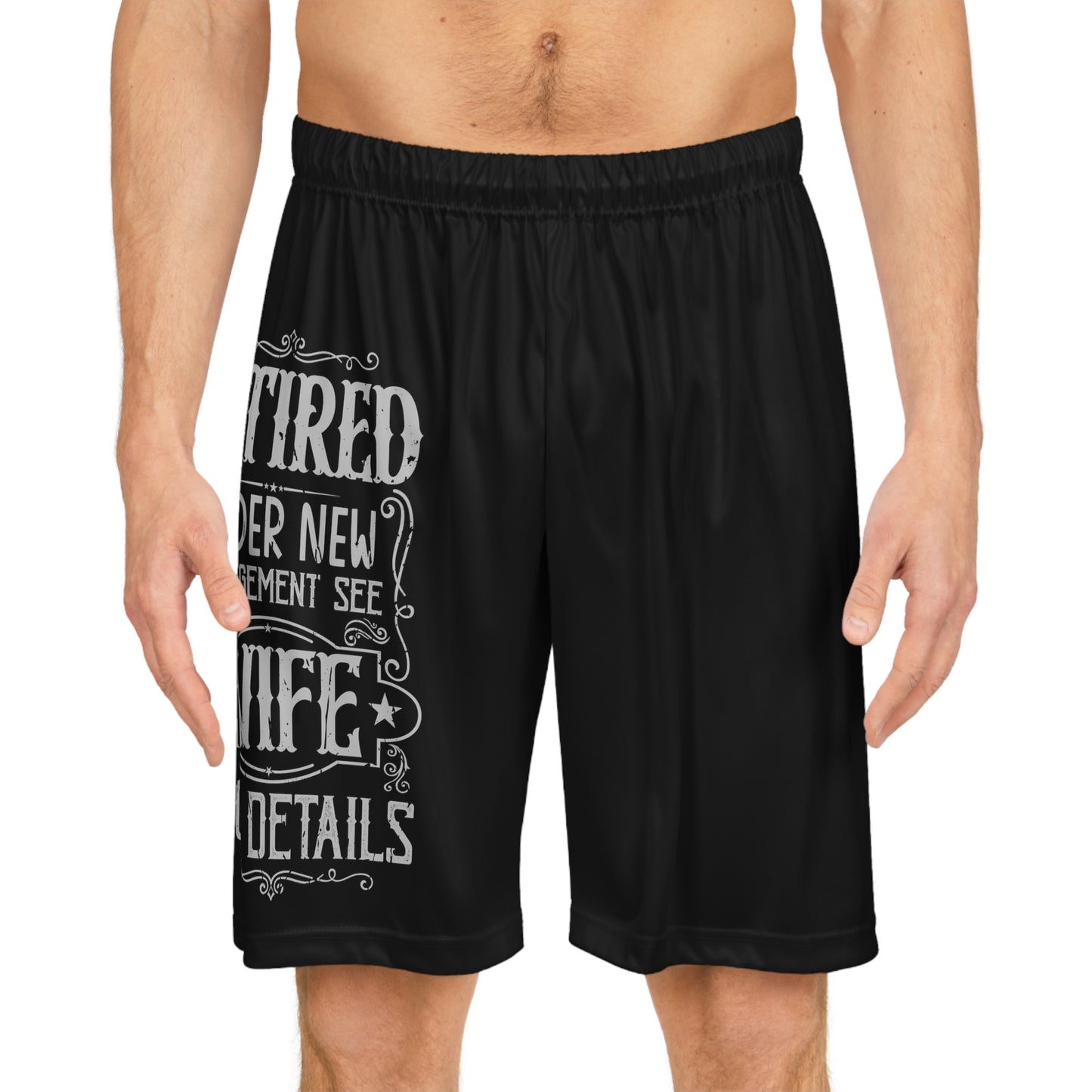 Basketball Shorts Retired Ask My Wife