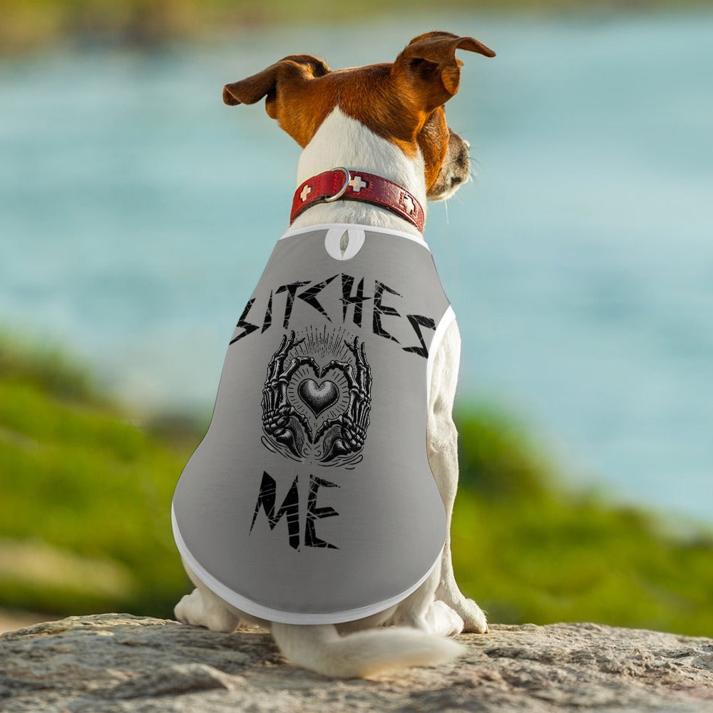 Bitches love me pet vest