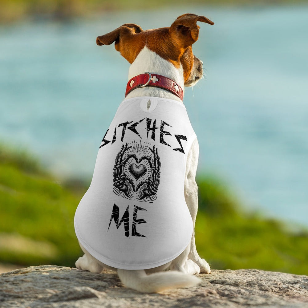 Bitches love me pet vest