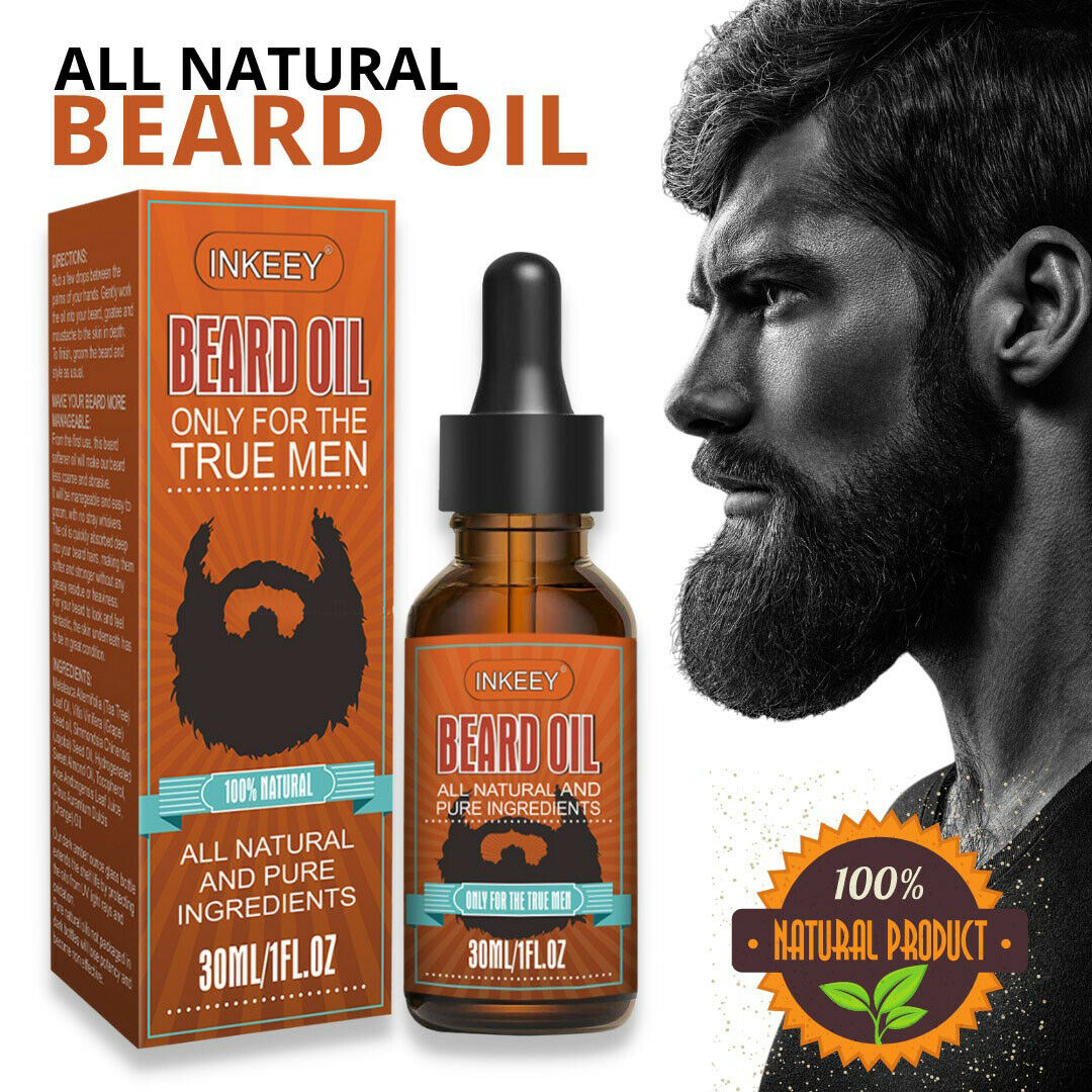 Beard Oil For MEN Hair Growth Oil Serum Mustache Grooming Growing Moisturizer