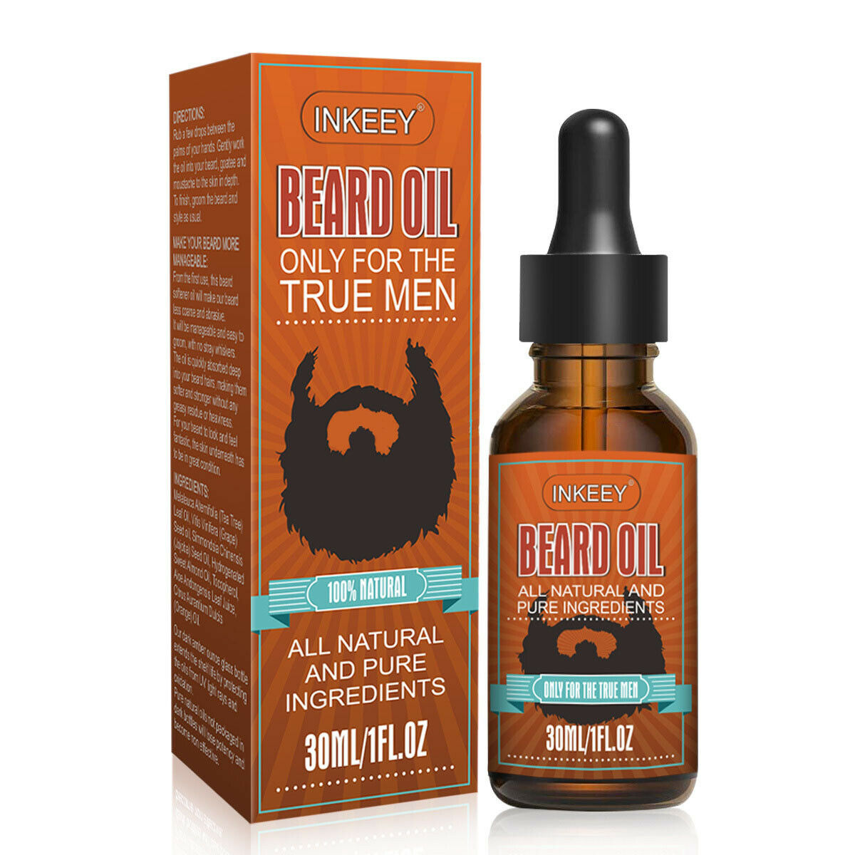 Beard Oil For MEN Hair Growth Oil Serum Mustache Grooming Growing Moisturizer