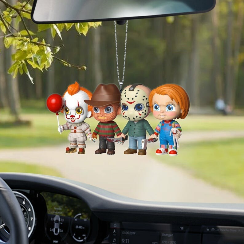 Horror Family Decorative Car Accessories