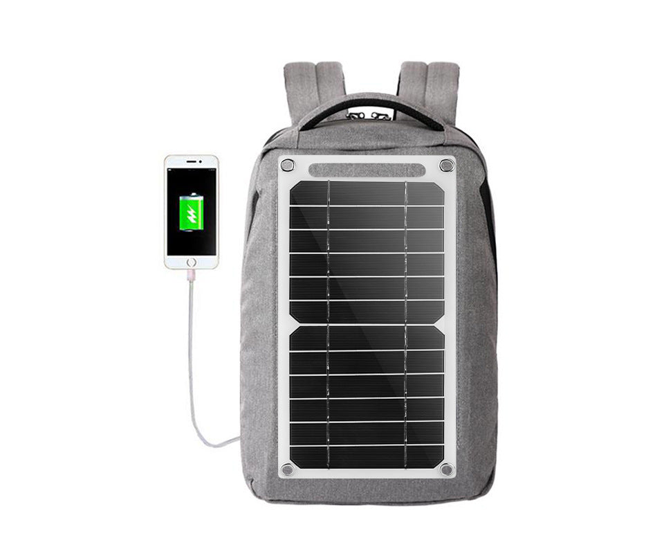 Solar Charger Built In Backpack Charge your Phone While Walking Around