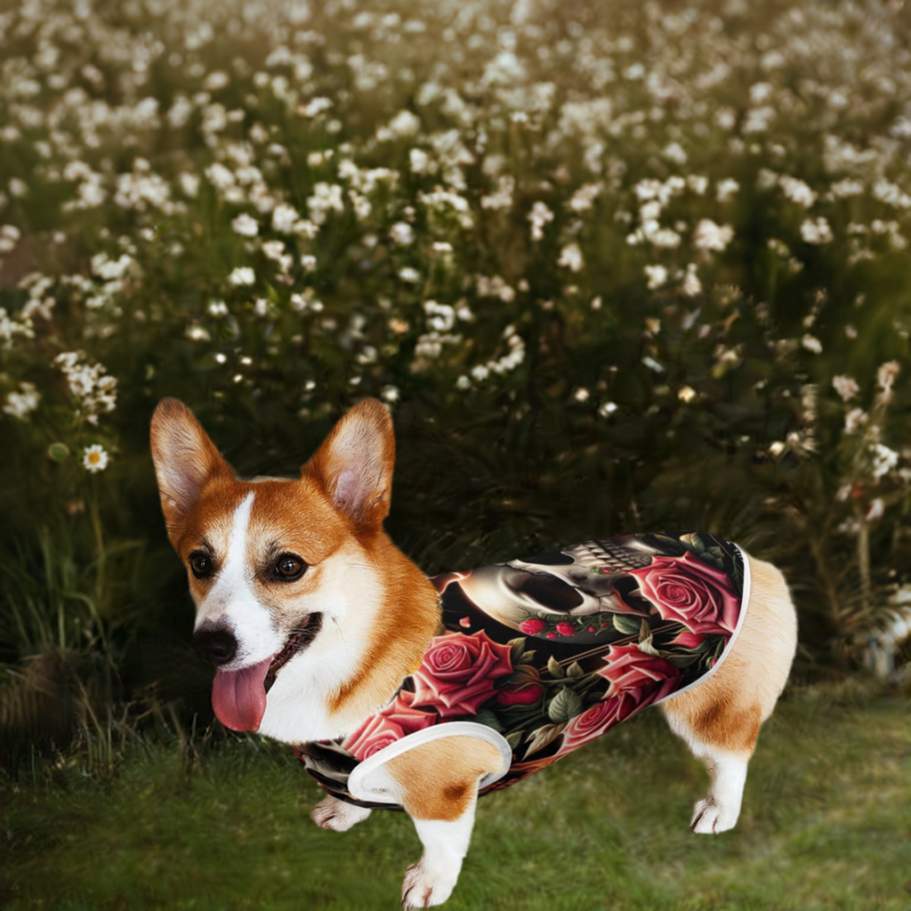 The BEST Dog/Cat Clothes EVER! Skulls, Roses and Indian Skull Women Day of the Dead